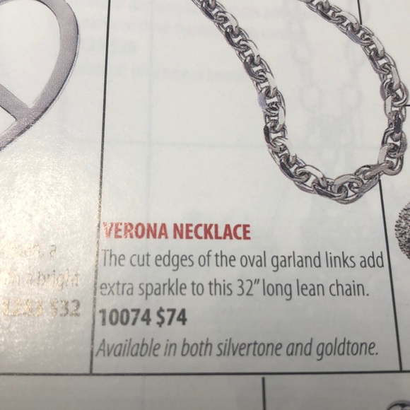 NWOT Park Lane “Verona” silvertone garland link - Picture 3 of 4